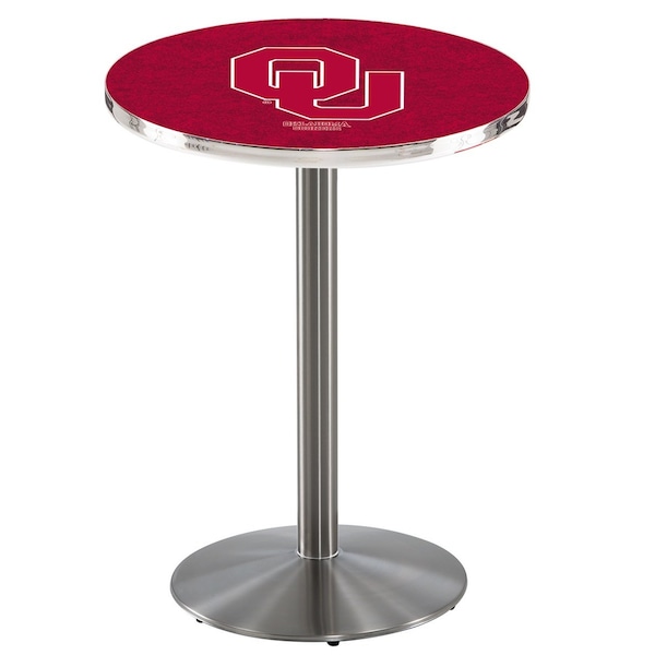 42" Stainless Steel Oklahoma Pub Table
